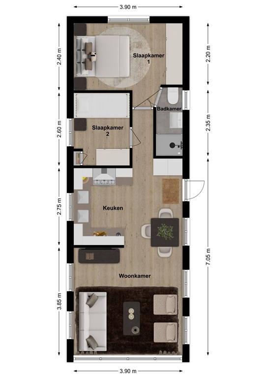mediumsize floorplan